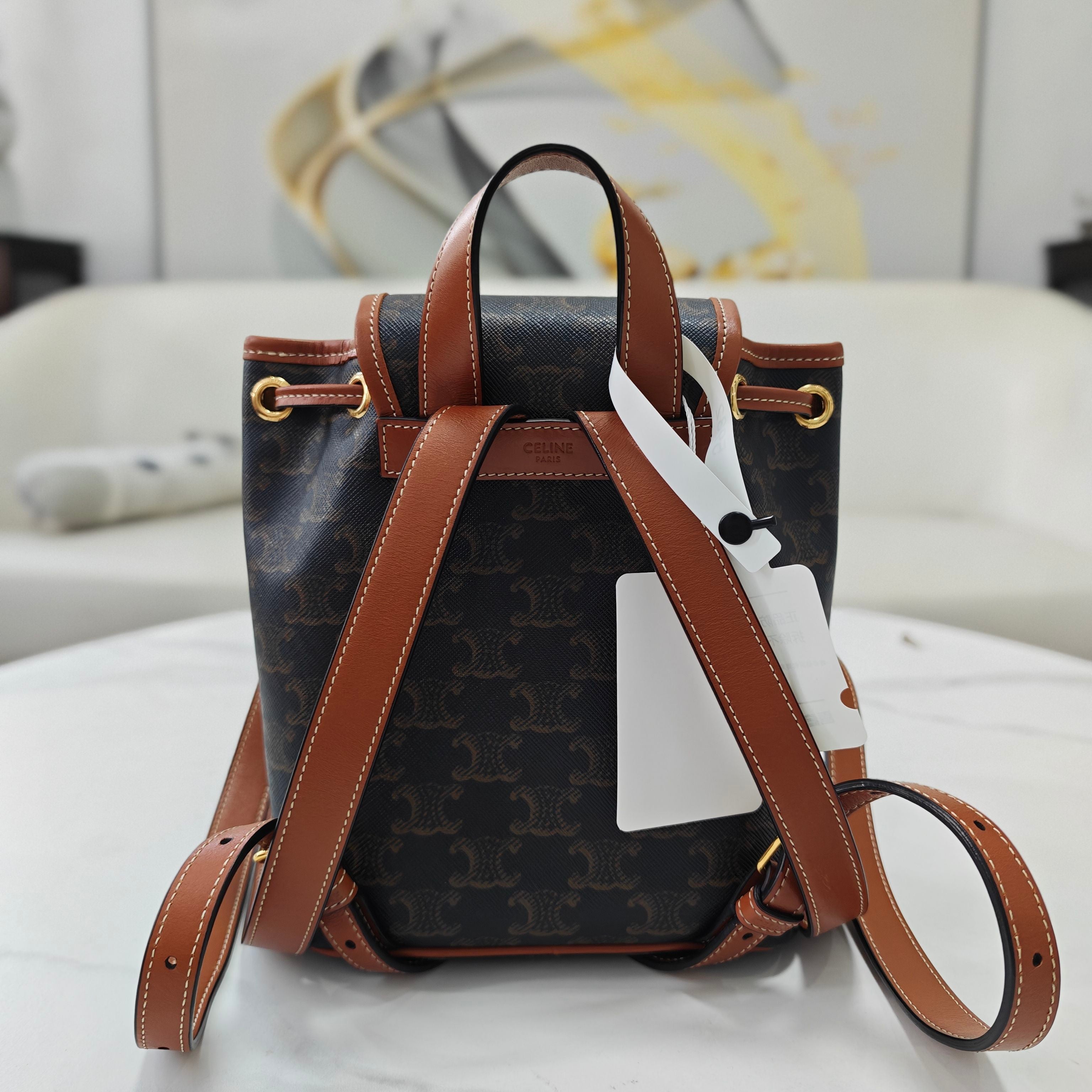 Celine Canvas Backpack