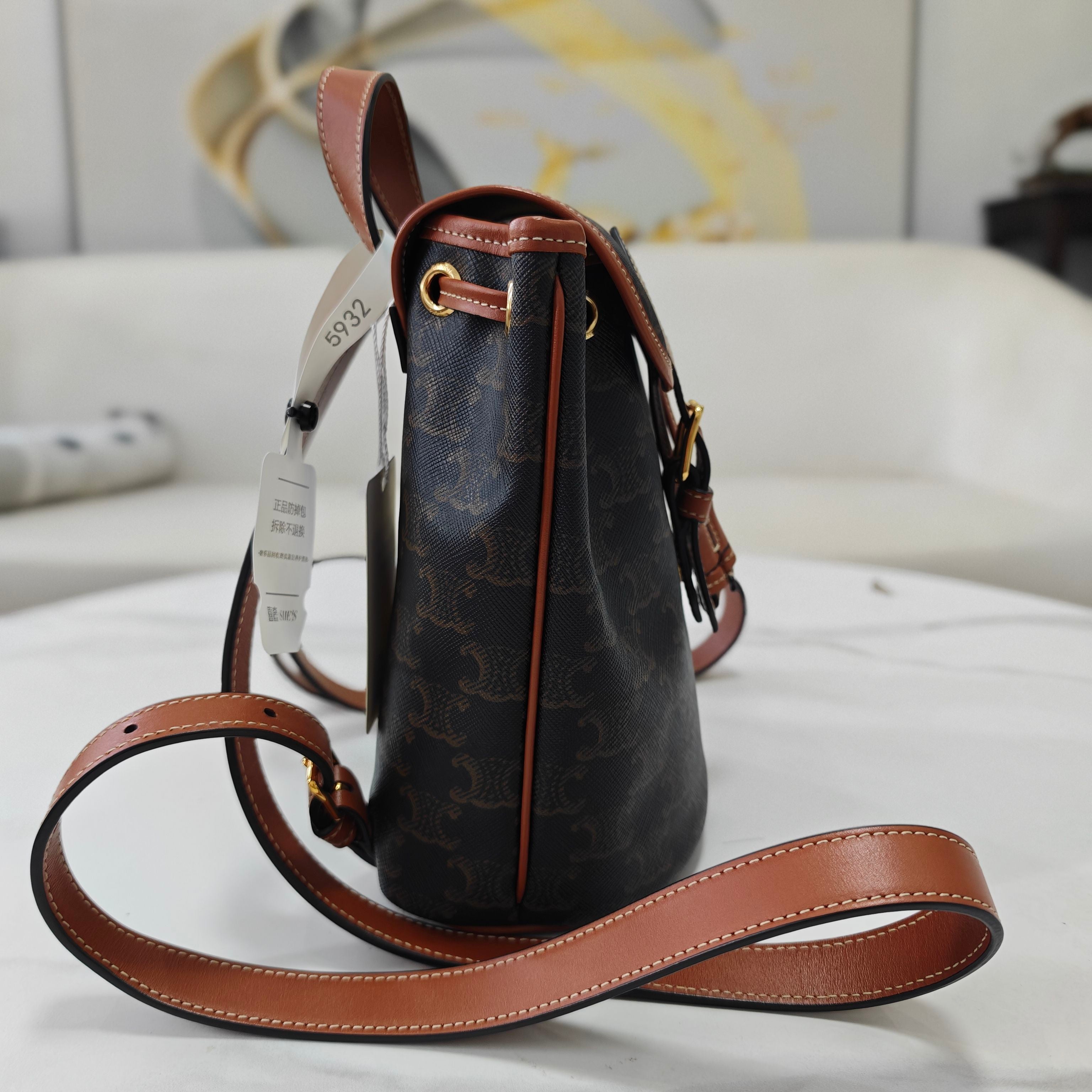 Celine Canvas Backpack