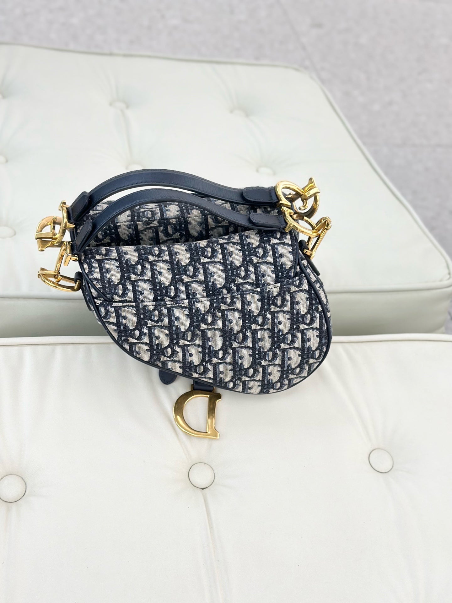 Dior Blue Saddle Bag M0447CTZQ_M928