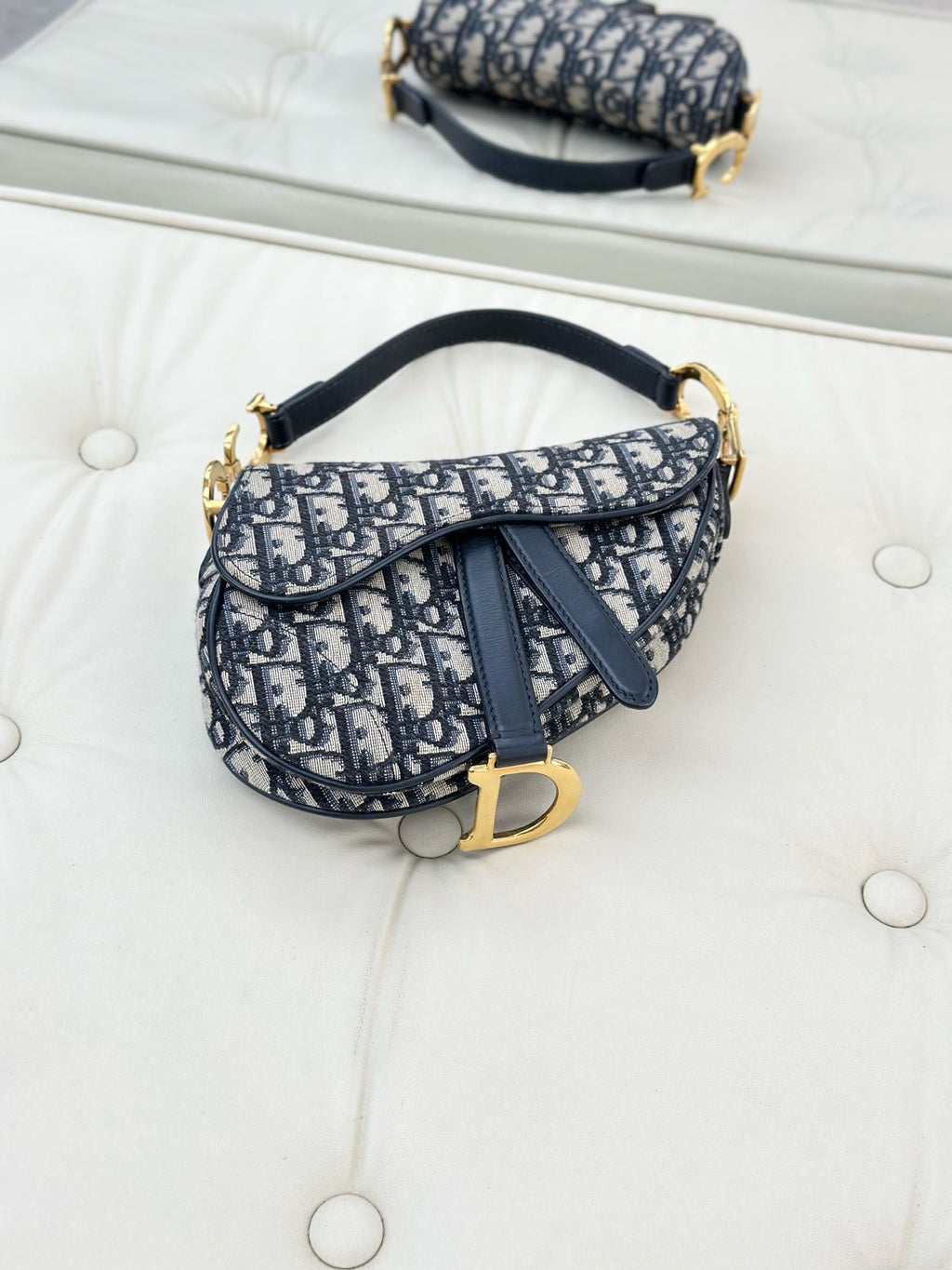 Dior Blue Saddle Bag M0447CTZQ_M928
