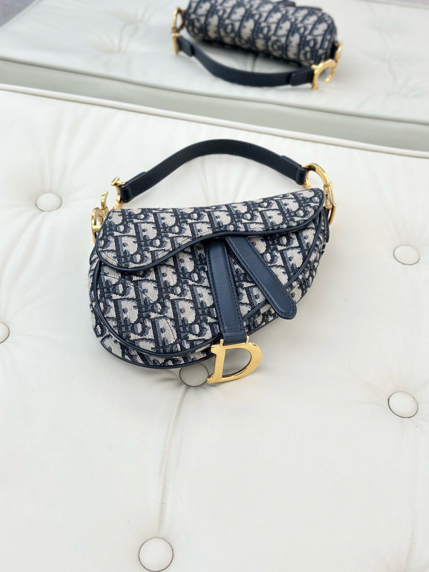 Dior Blue Saddle Bag M0447CTZQ_M928