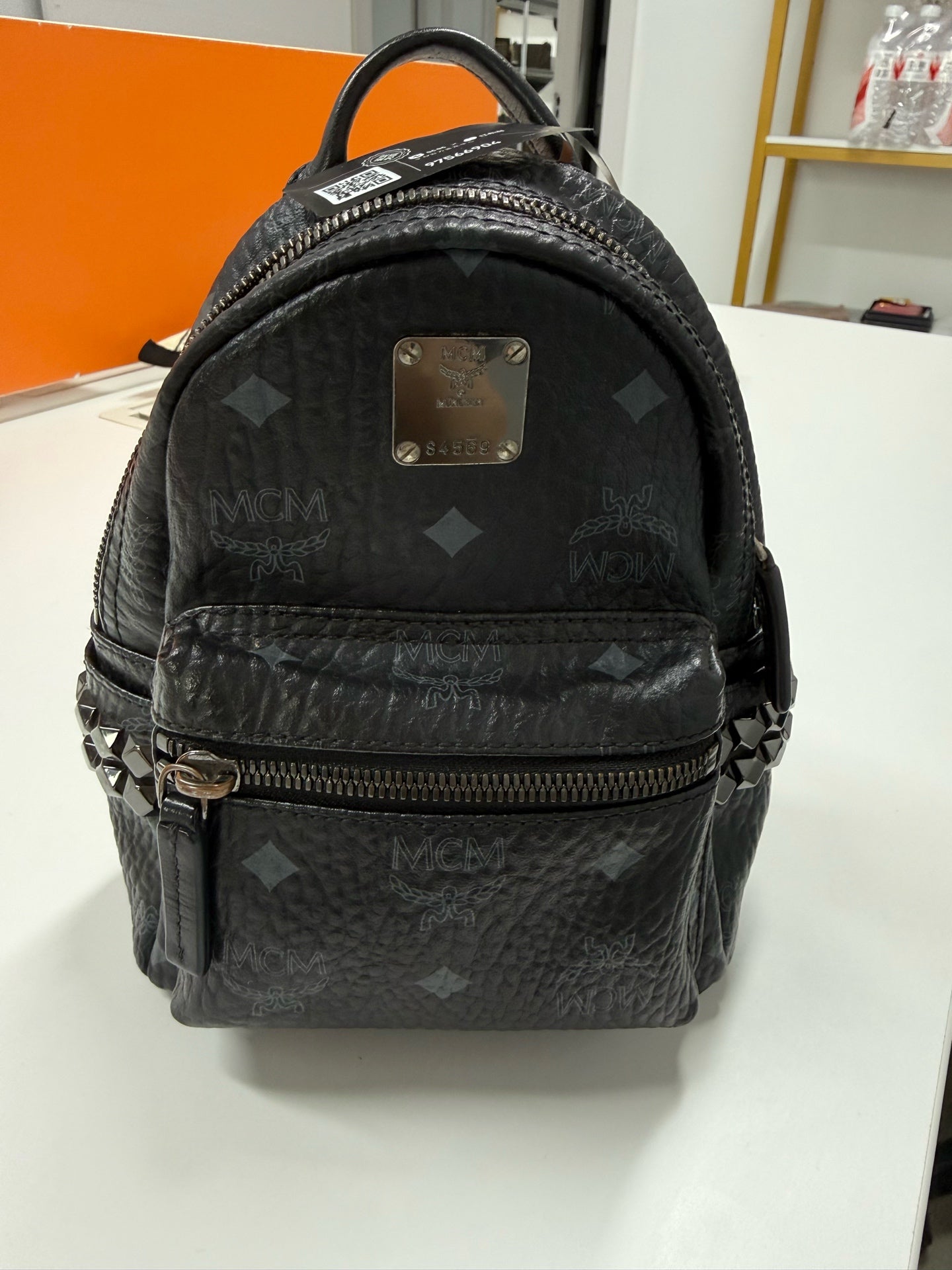 MCM Black Backpack