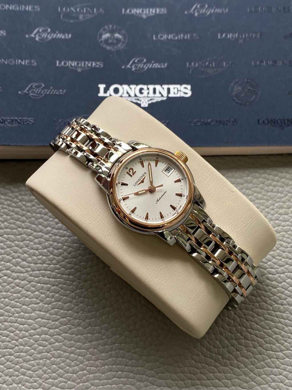 Longines Watchmaking Tradition Rose gold Automatic (self-winding) watch 26 millimeters L2.263.5.72.7