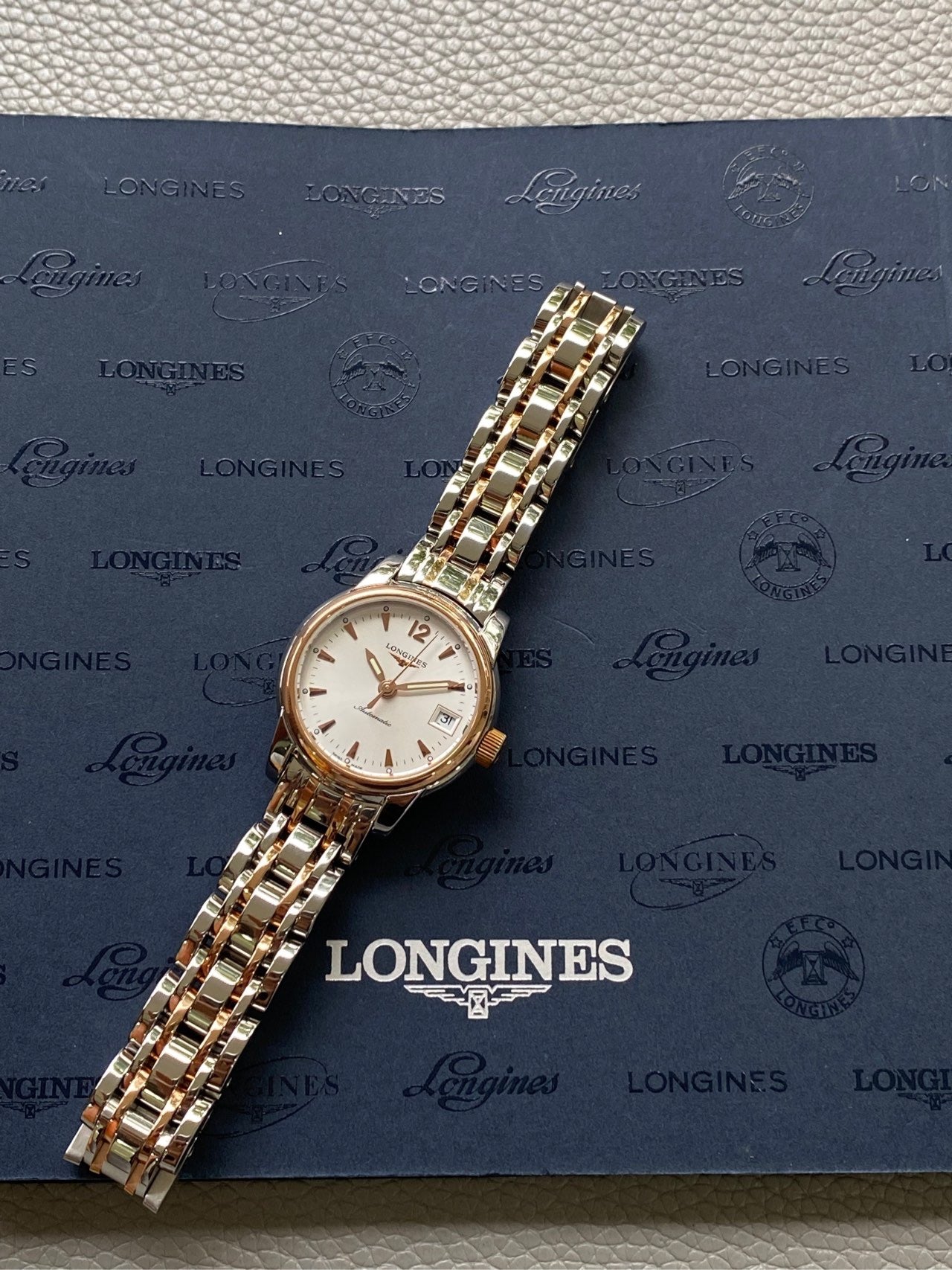 Longines Watchmaking Tradition Rose gold Automatic (self-winding) watch 26 millimeters L2.263.5.72.7