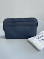 Prada Blue Clutch 2VF056-9Z2-F0L57