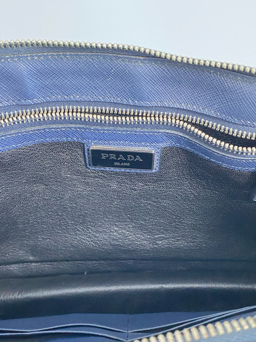 Prada Blue Clutch 2VF056-9Z2-F0L57