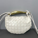 Bottega Veneta White Crossbody