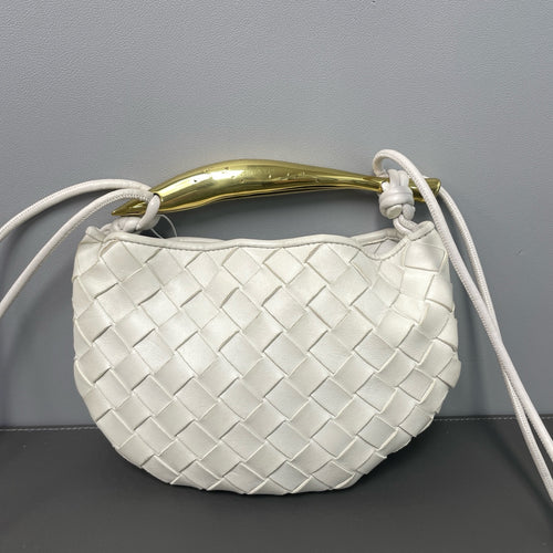 Bottega Veneta White Crossbody