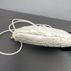 Bottega Veneta White Crossbody