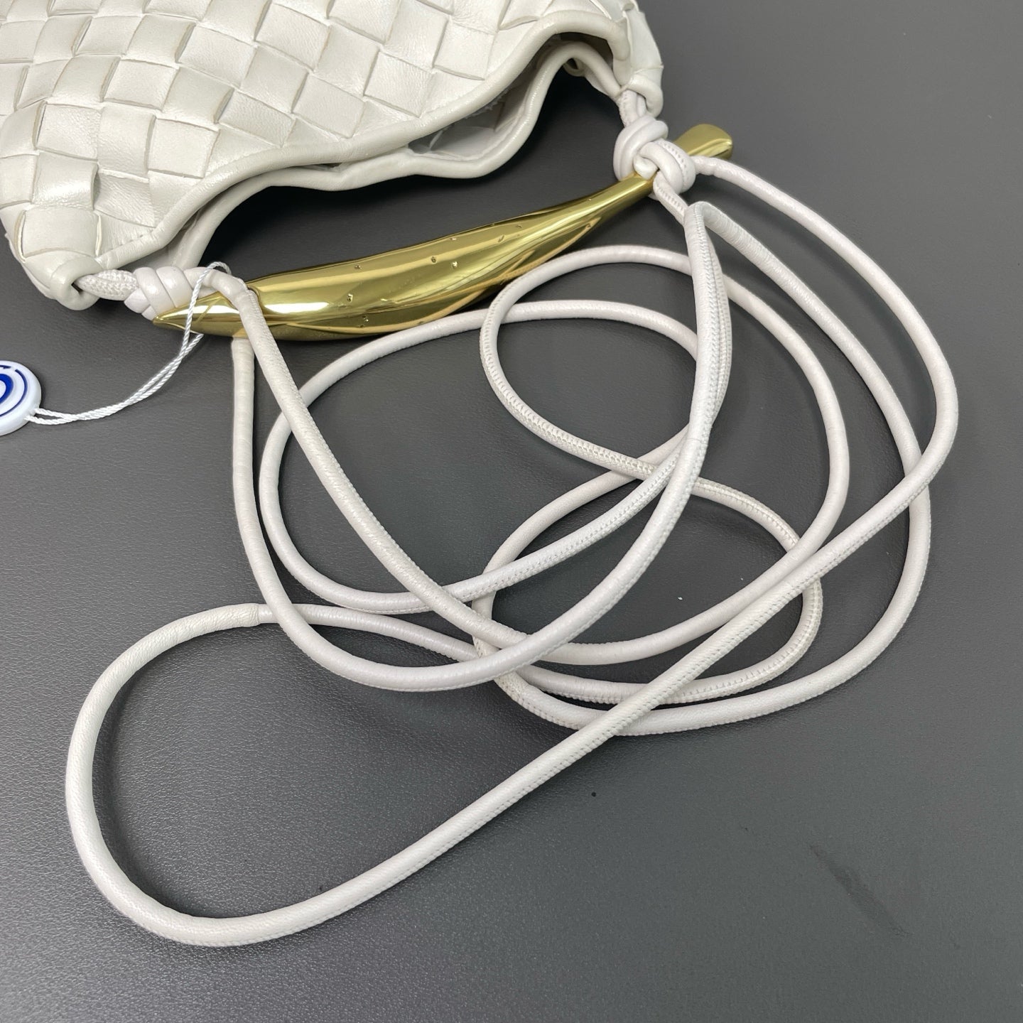 Bottega Veneta White Crossbody