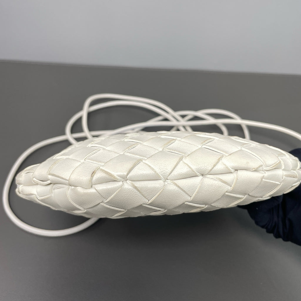 Bottega Veneta White Crossbody