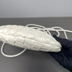 Bottega Veneta White Crossbody