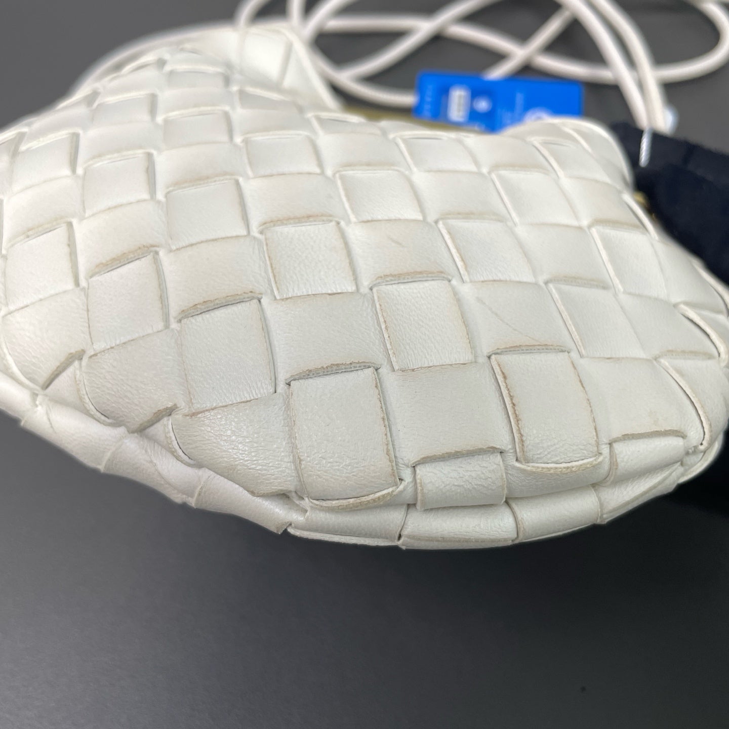 Bottega Veneta White Crossbody