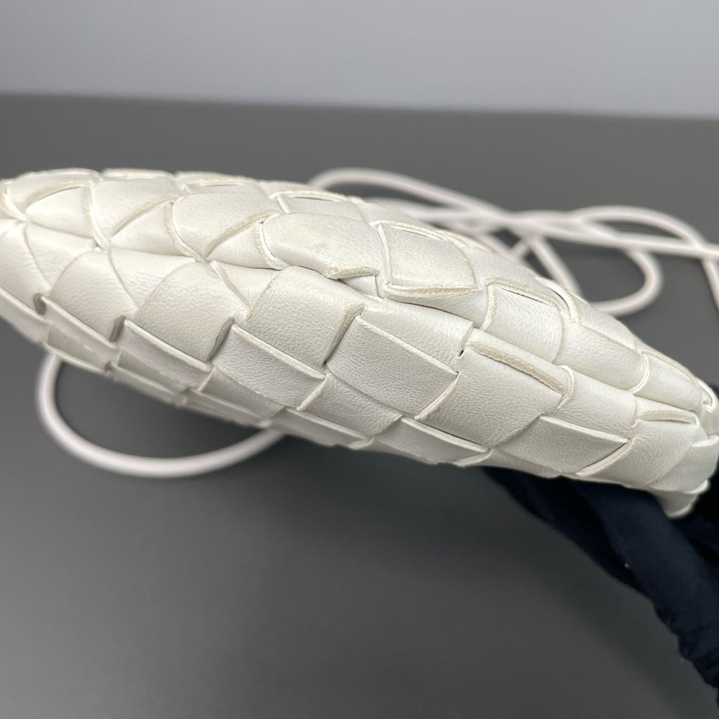 Bottega Veneta White Crossbody