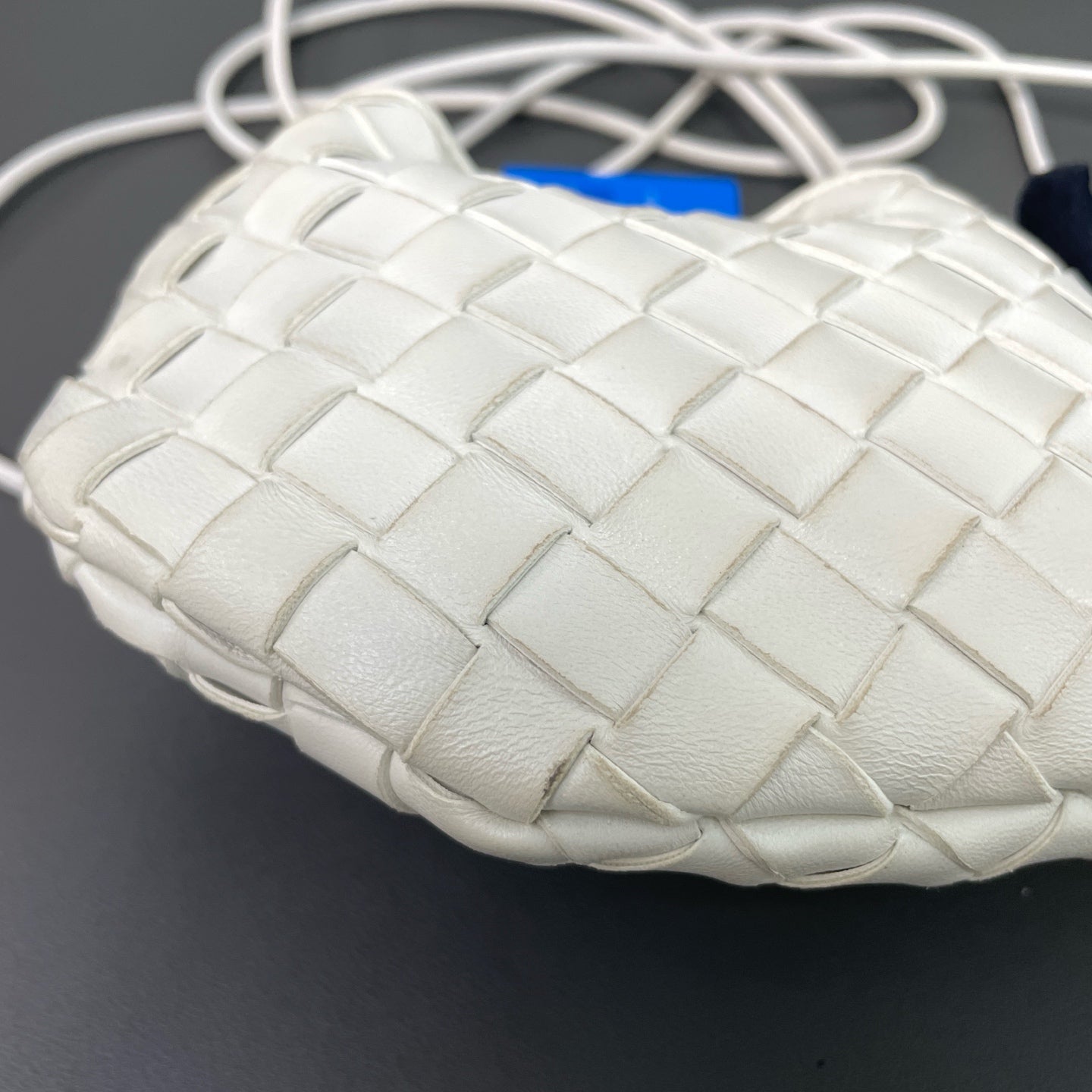 Bottega Veneta White Crossbody