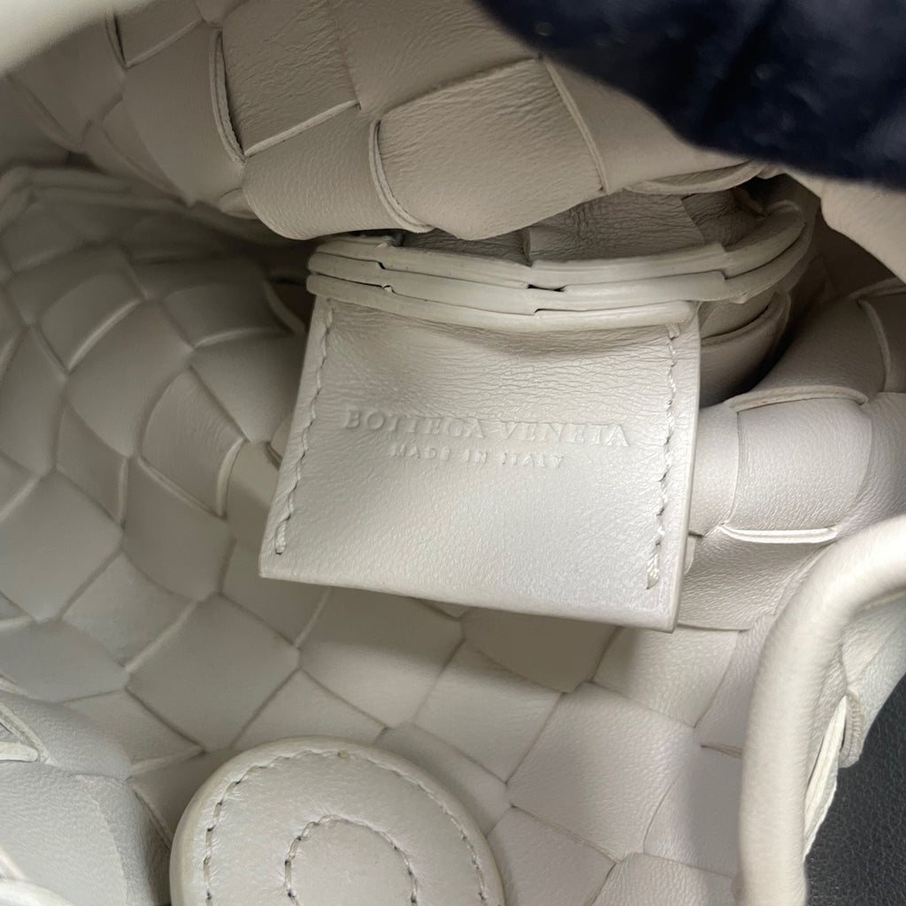 Bottega Veneta White Crossbody