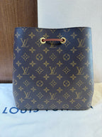 Louis Vuitton Brown Bucket & Drawstring Bag