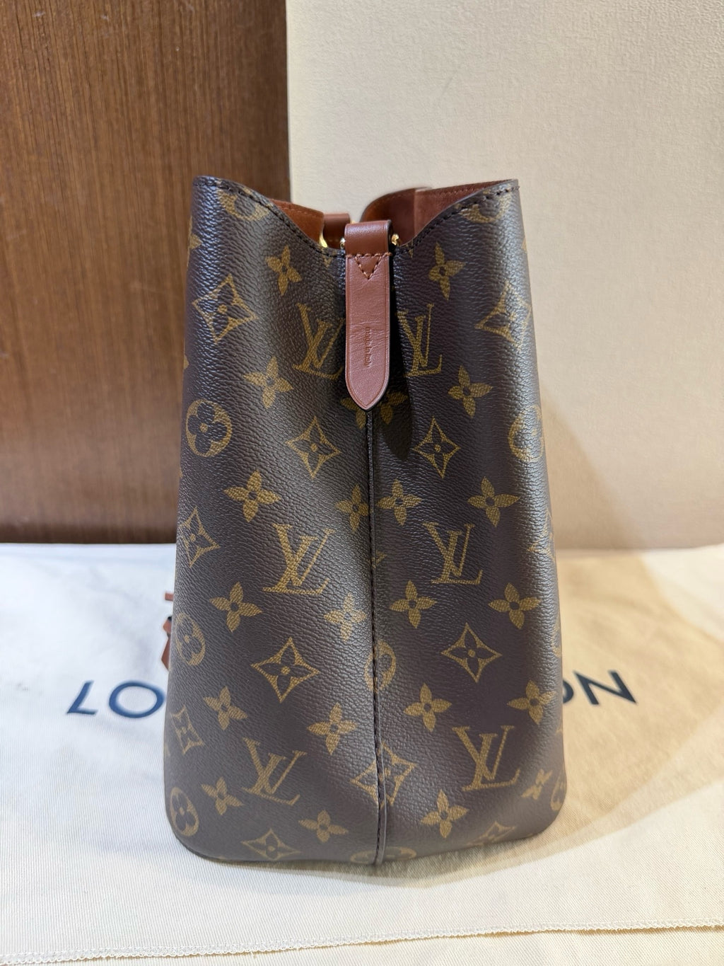 Louis Vuitton Brown Bucket & Drawstring Bag