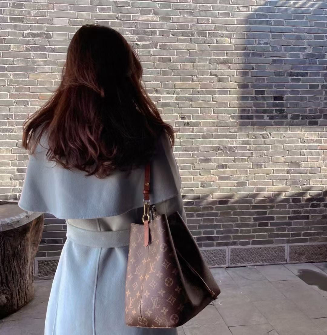 Louis Vuitton Brown Bucket & Drawstring Bag