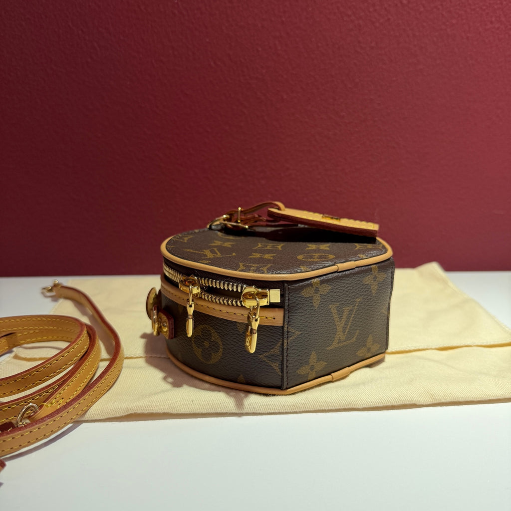 Louis Vuitton MINI HAT BOX Handbag 12 x 6.5 x 13 M83575