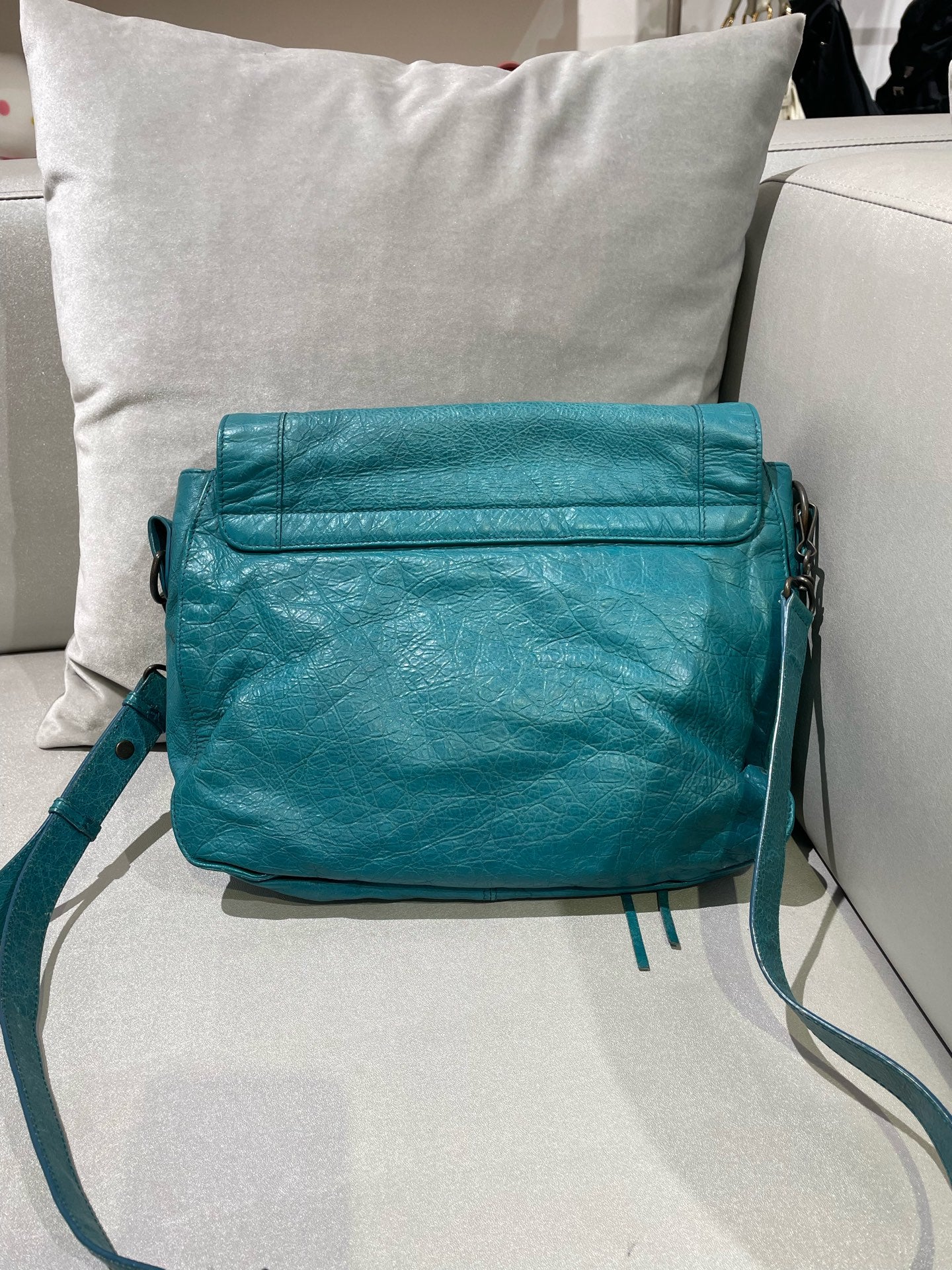 Balenciaga Blue Crossbody