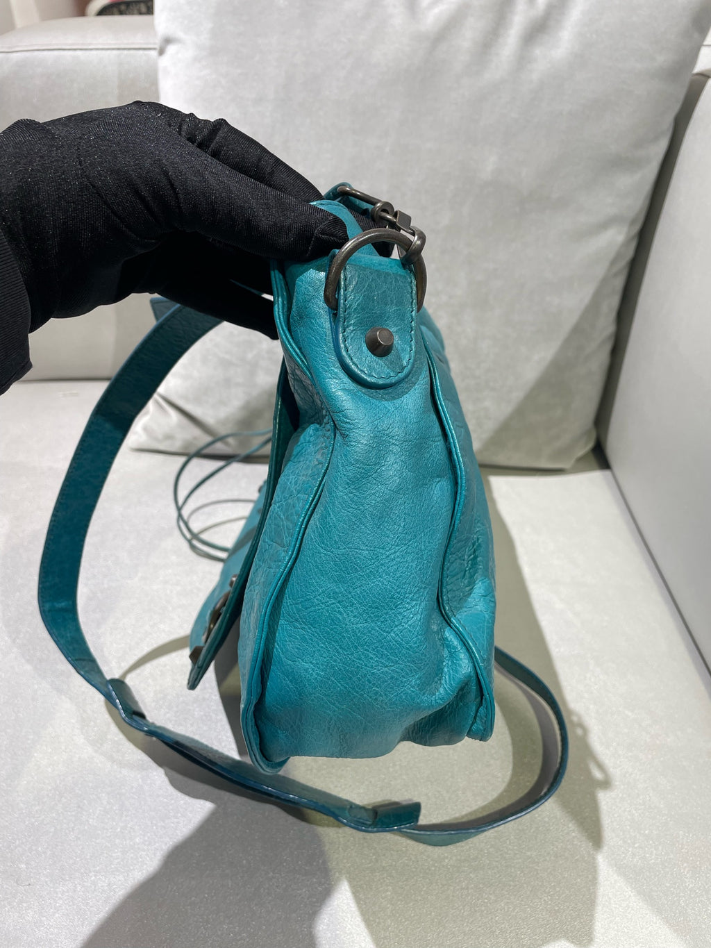 Balenciaga Blue Crossbody