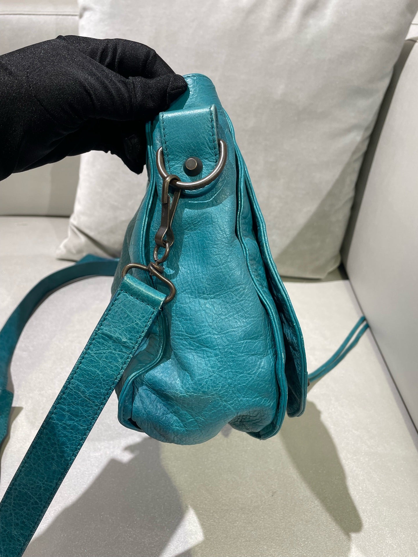 Balenciaga Blue Crossbody