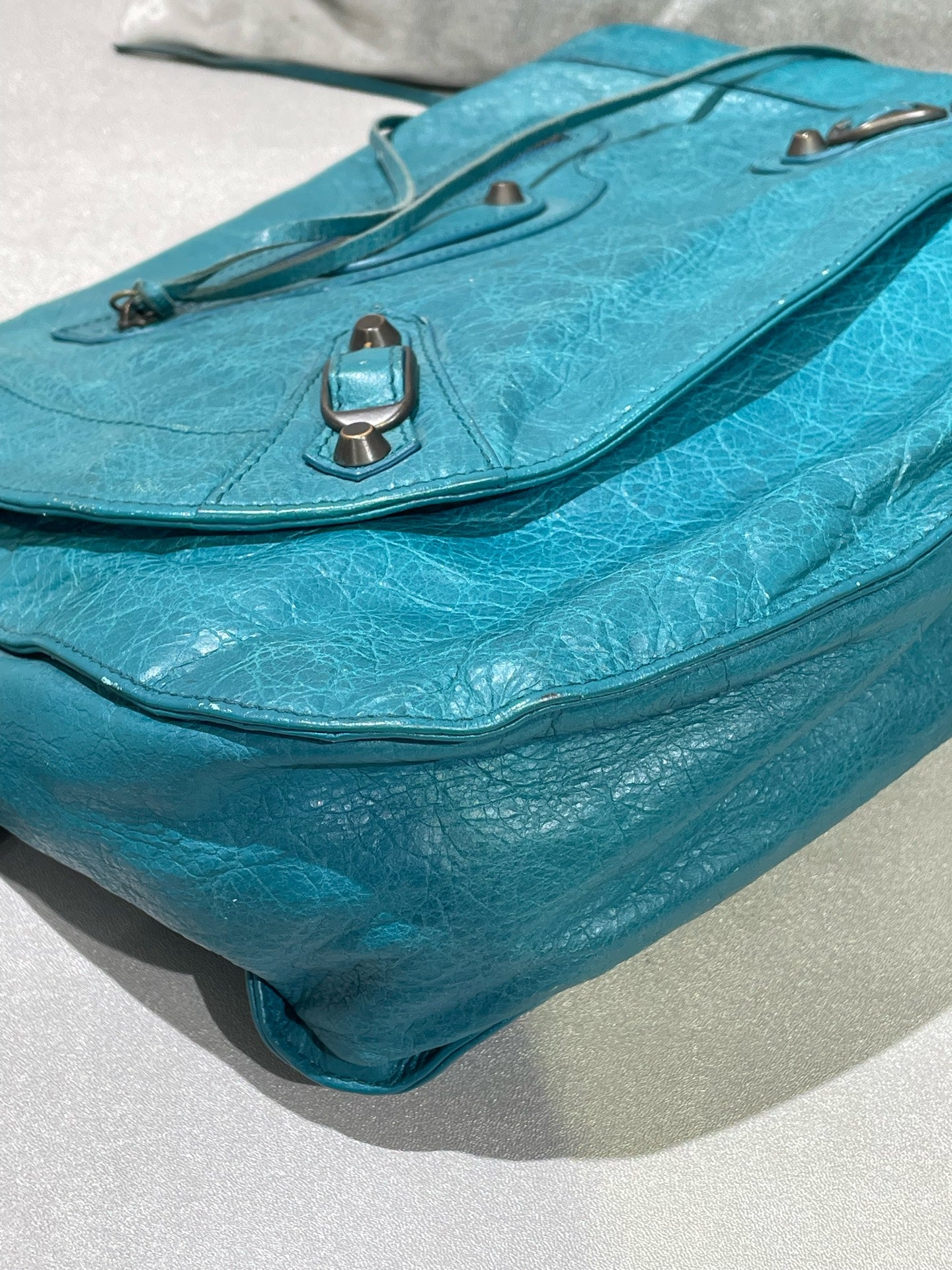 Balenciaga Blue Crossbody