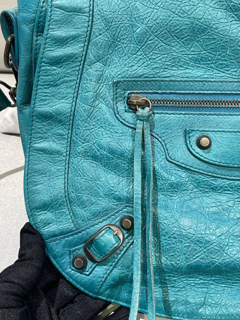Balenciaga Blue Crossbody