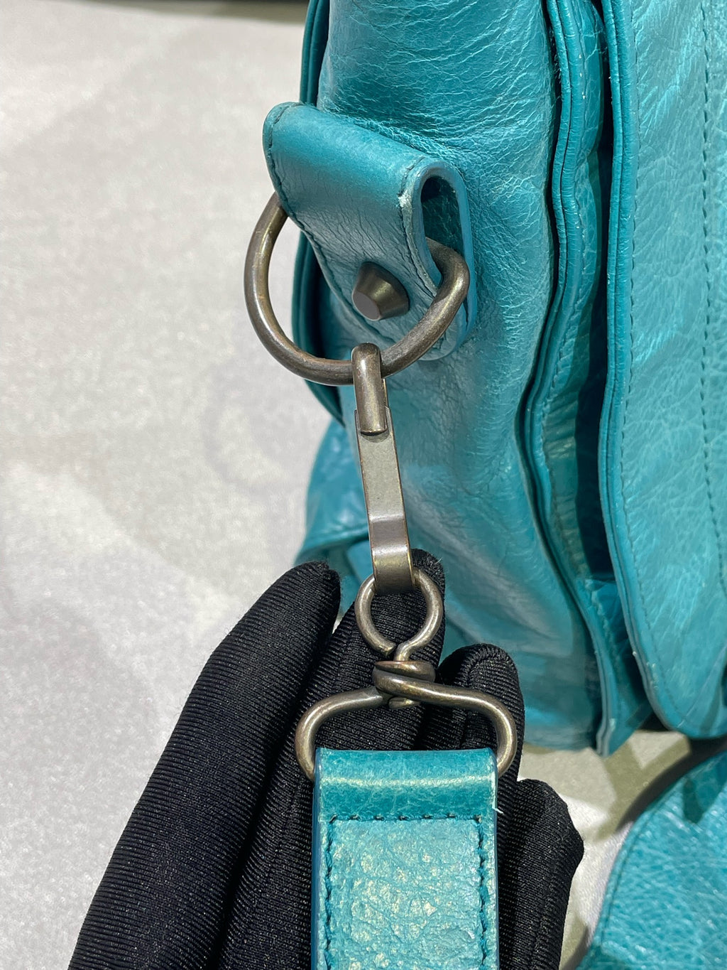 Balenciaga Blue Crossbody