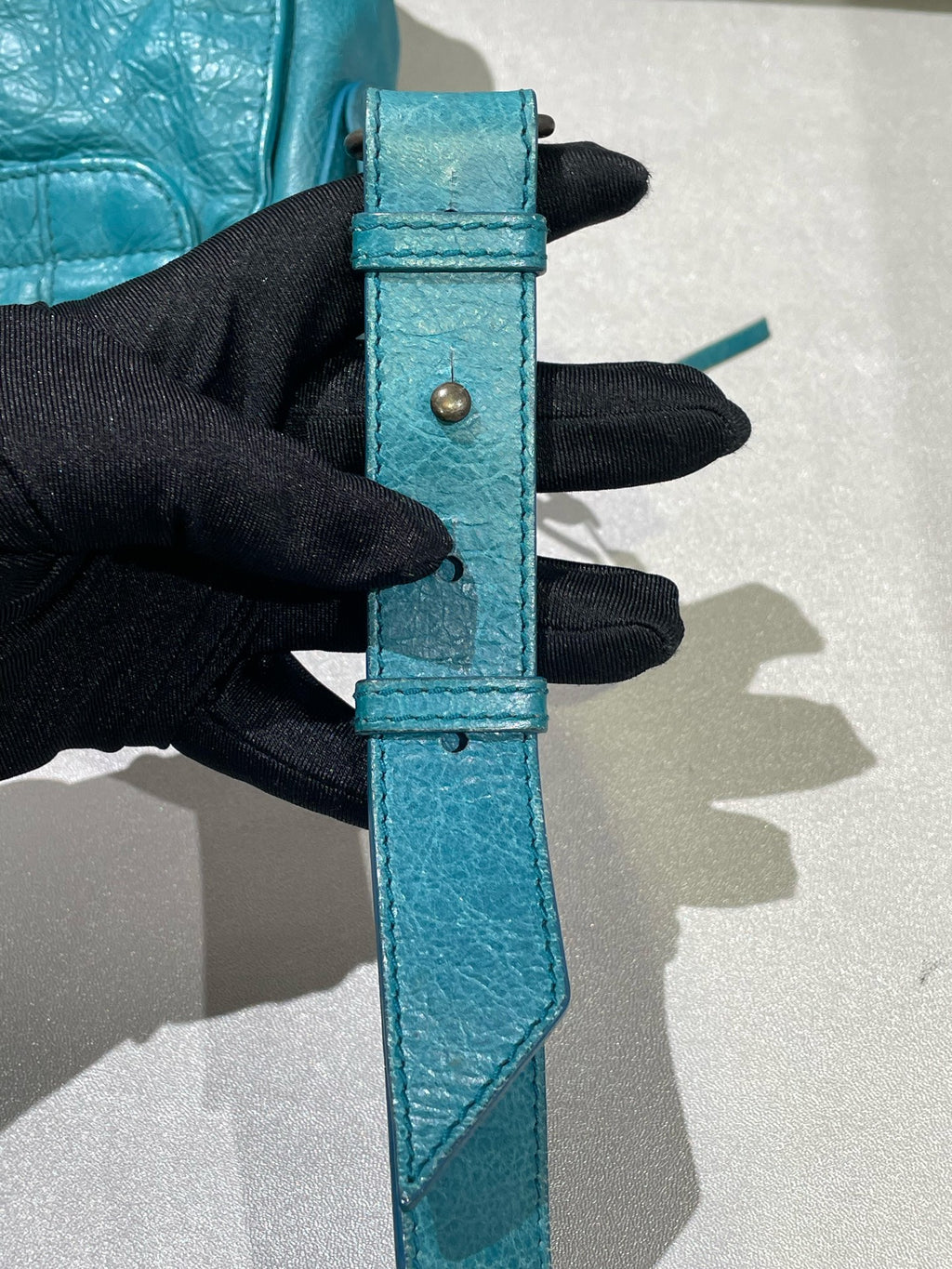 Balenciaga Blue Crossbody