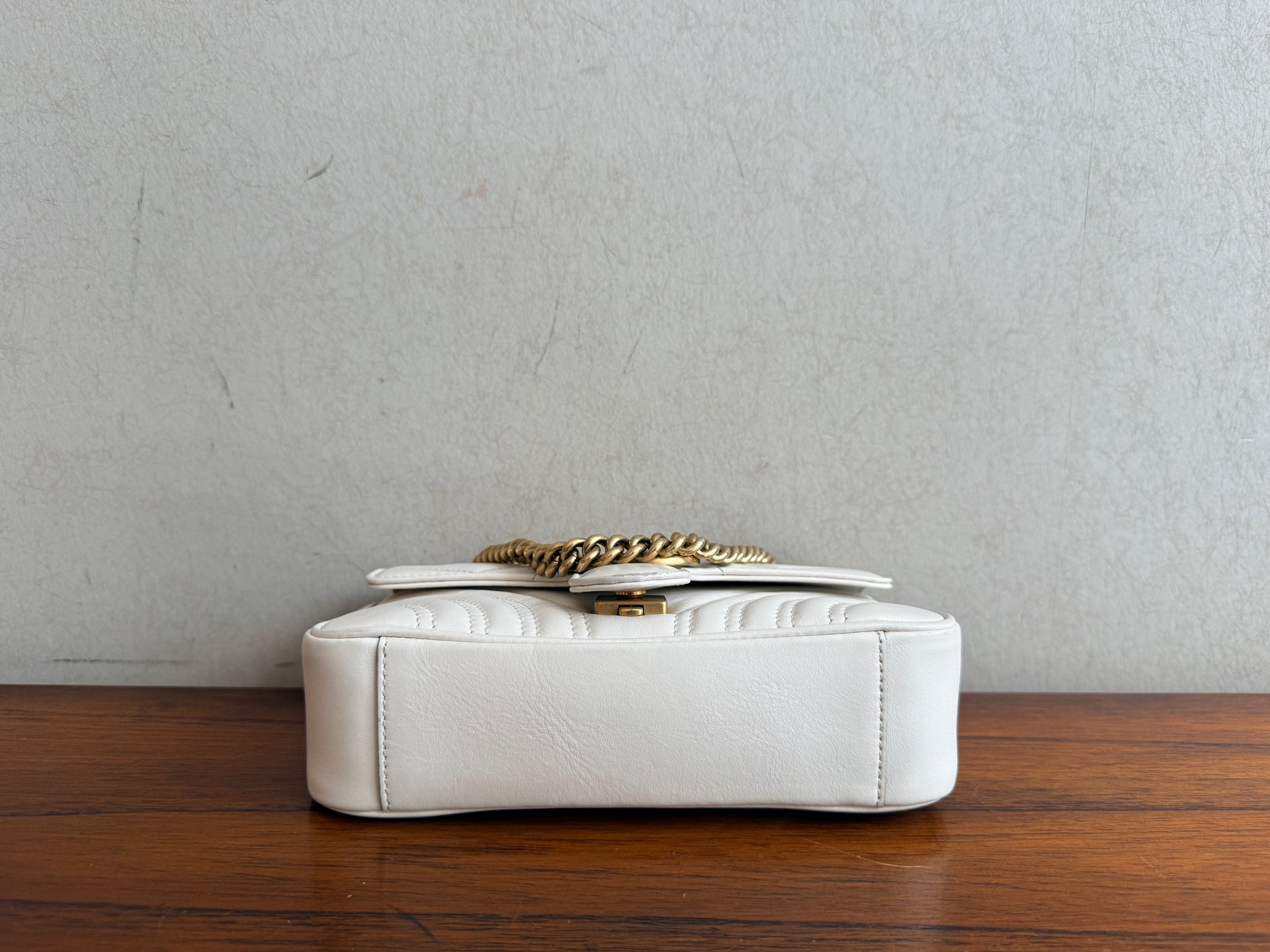Gucci GG Marmont Collection White Backpack 446744 DTDIT 9022