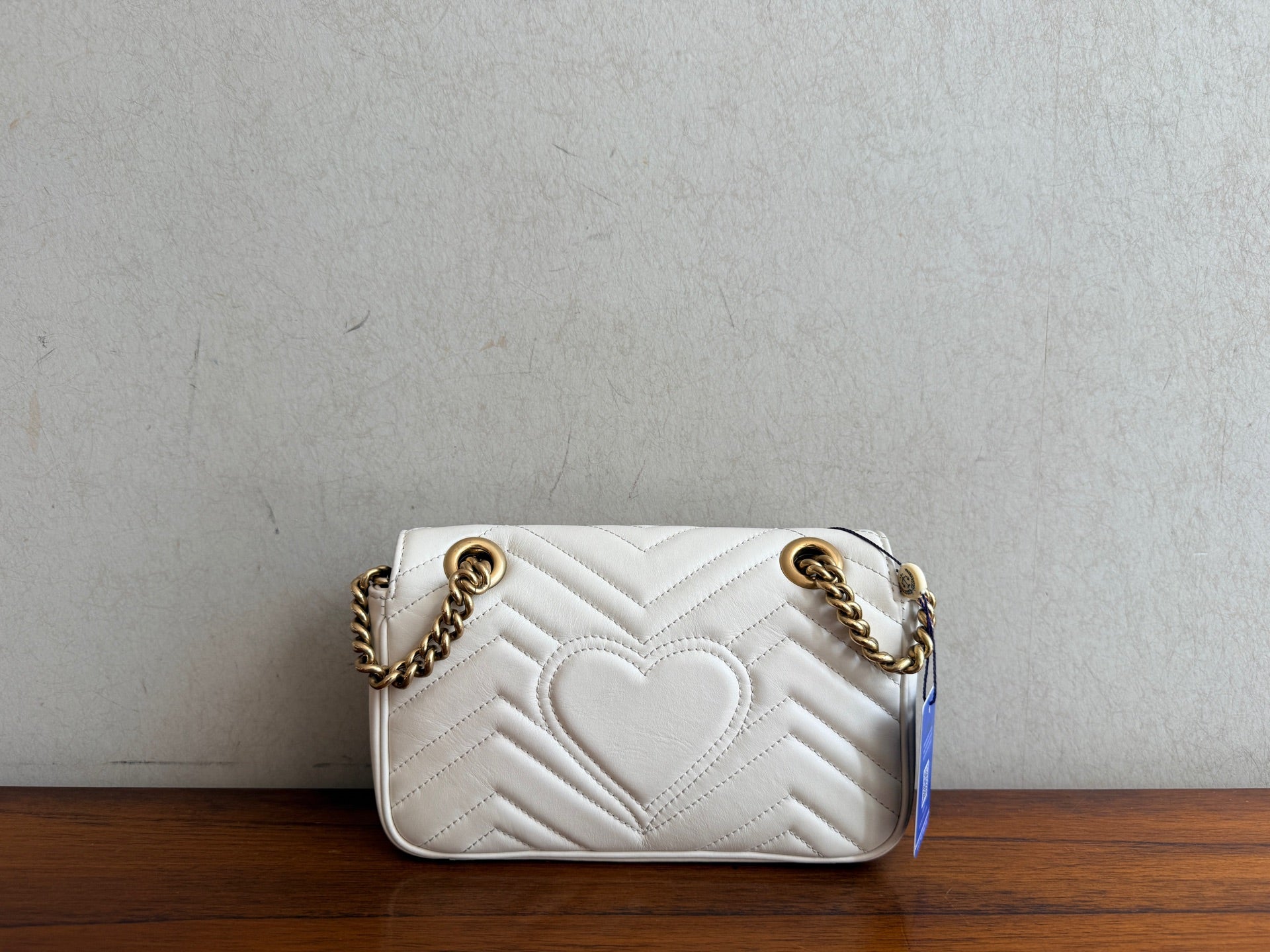 Gucci GG Marmont Collection White Backpack 446744 DTDIT 9022