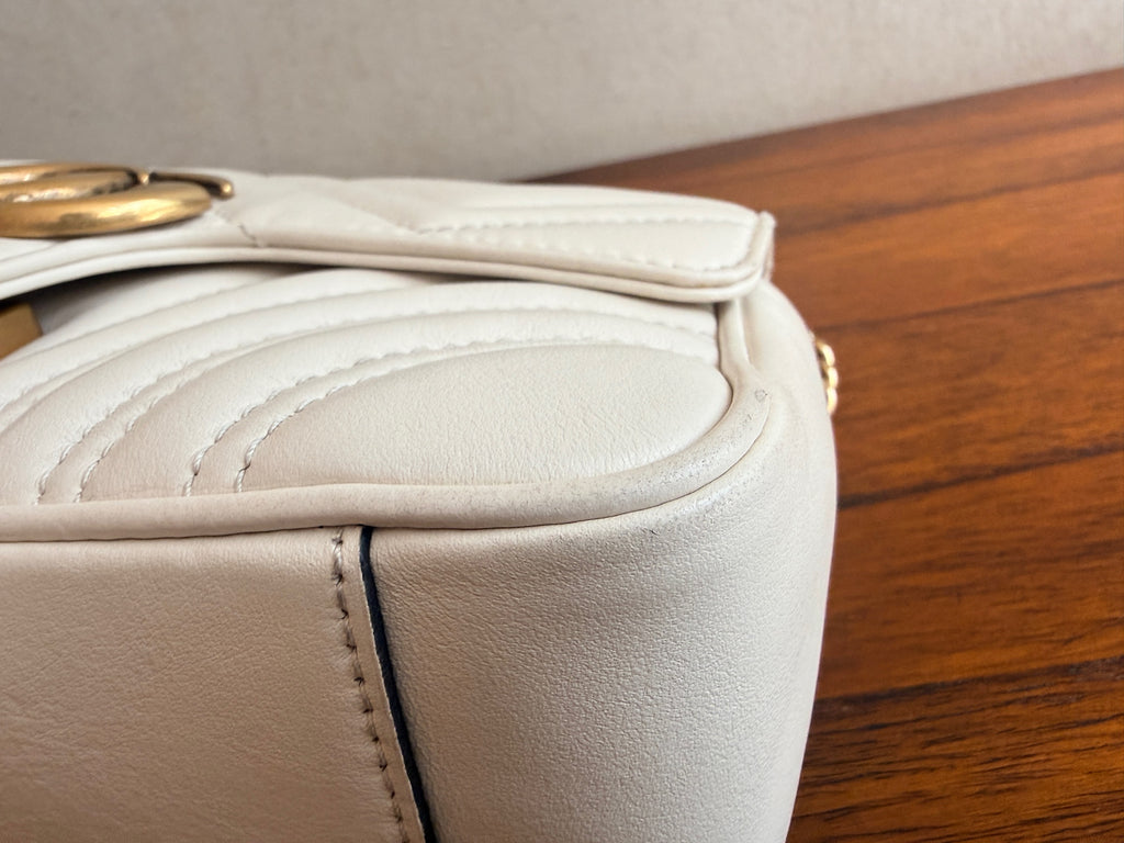 Gucci GG Marmont Collection White Backpack 446744 DTDIT 9022