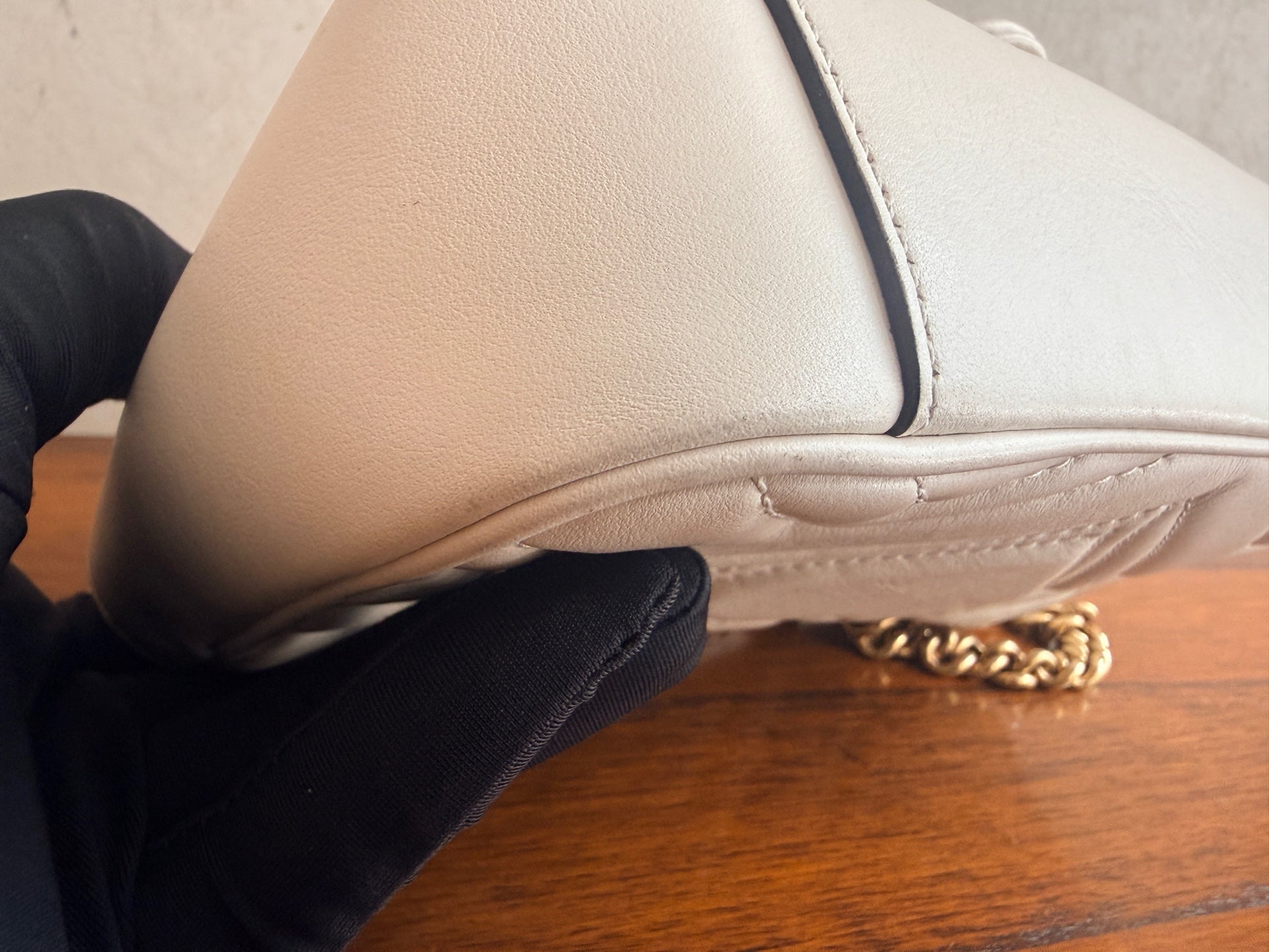 Gucci GG Marmont Collection White Backpack 446744 DTDIT 9022