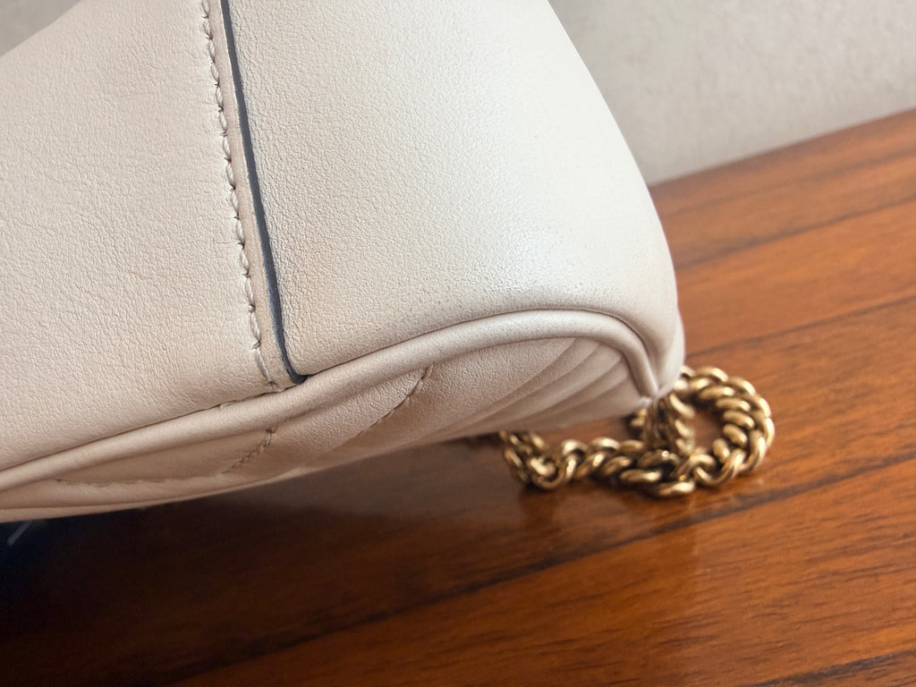Gucci GG Marmont Collection White Backpack 446744 DTDIT 9022