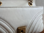 Gucci GG Marmont Collection White Backpack 446744 DTDIT 9022