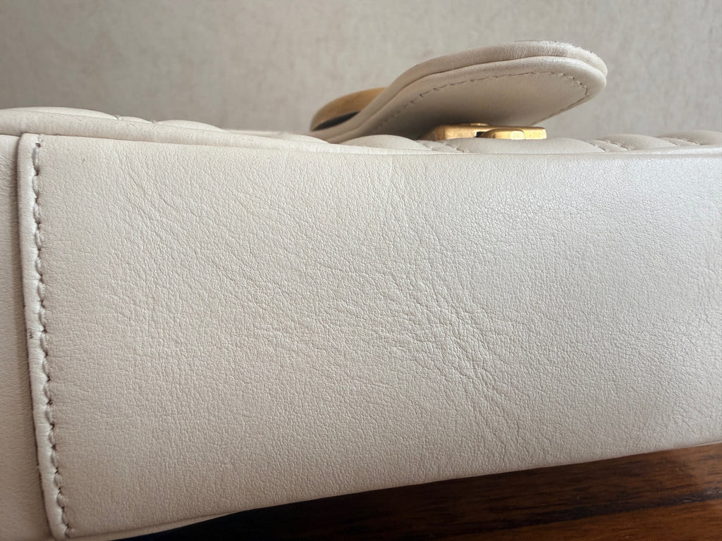 Gucci GG Marmont Collection White Backpack 446744 DTDIT 9022