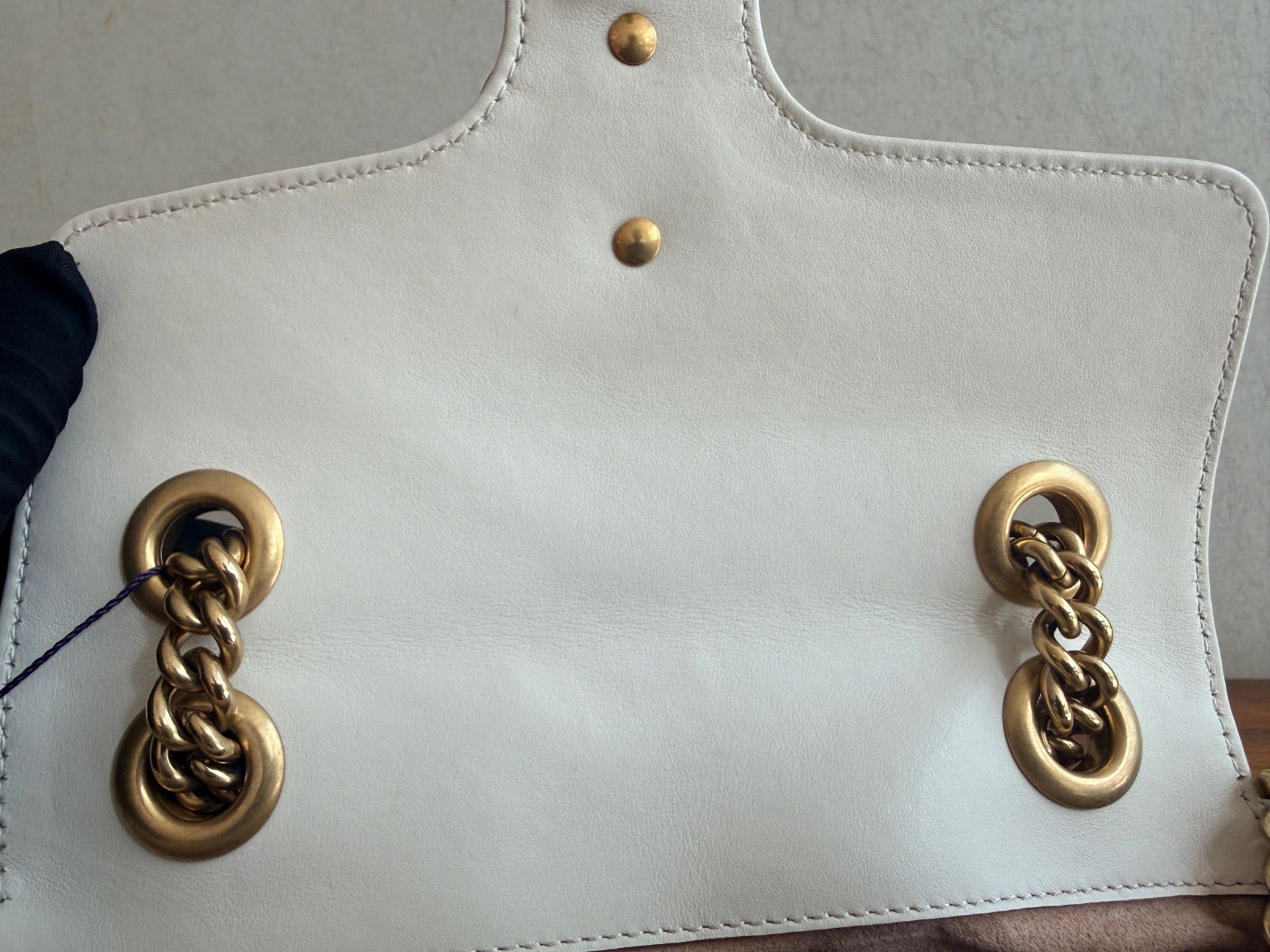 Gucci GG Marmont Collection White Backpack 446744 DTDIT 9022