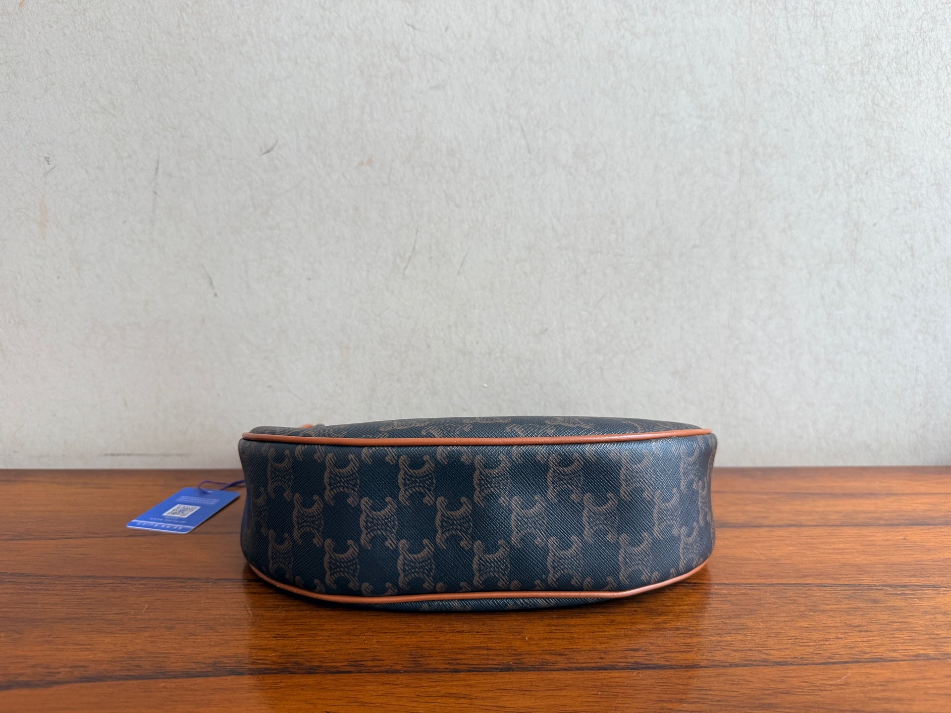 Celine AVA logo-print handbag Canvas Brown 193952BZJ.04LU