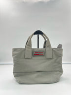 Prada Canvas Gray Tote