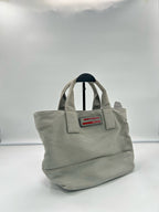 Prada Canvas Gray Tote