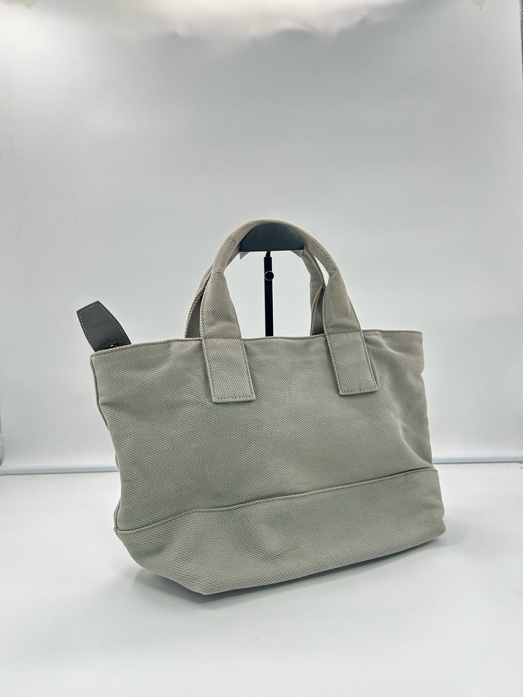 Prada Canvas Gray Tote