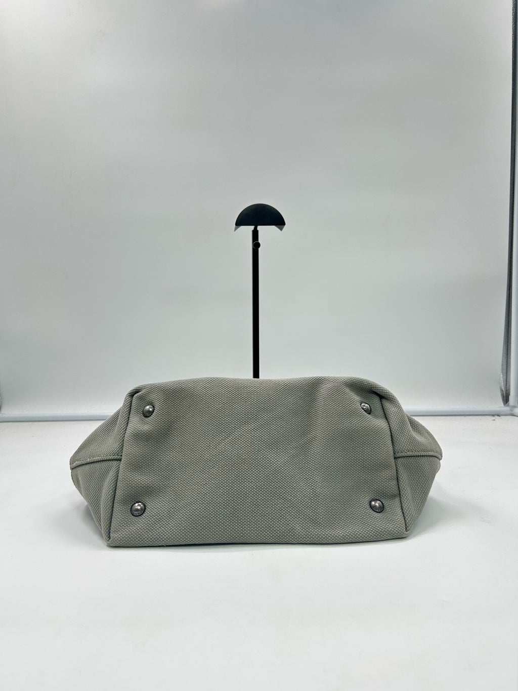 Prada Canvas Gray Tote