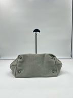 Prada Canvas Gray Tote