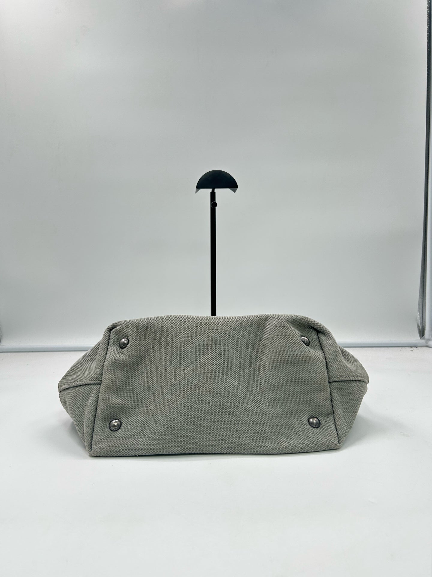 Prada Canvas Gray Tote