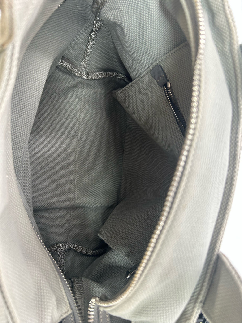 Prada Canvas Gray Tote