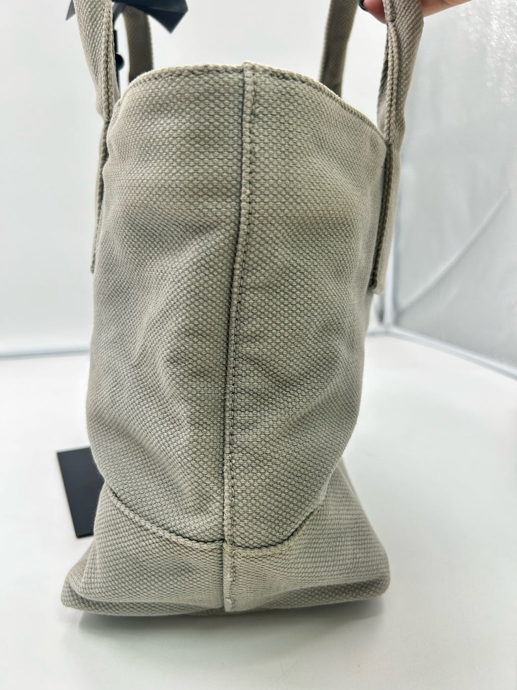 Prada Canvas Gray Tote