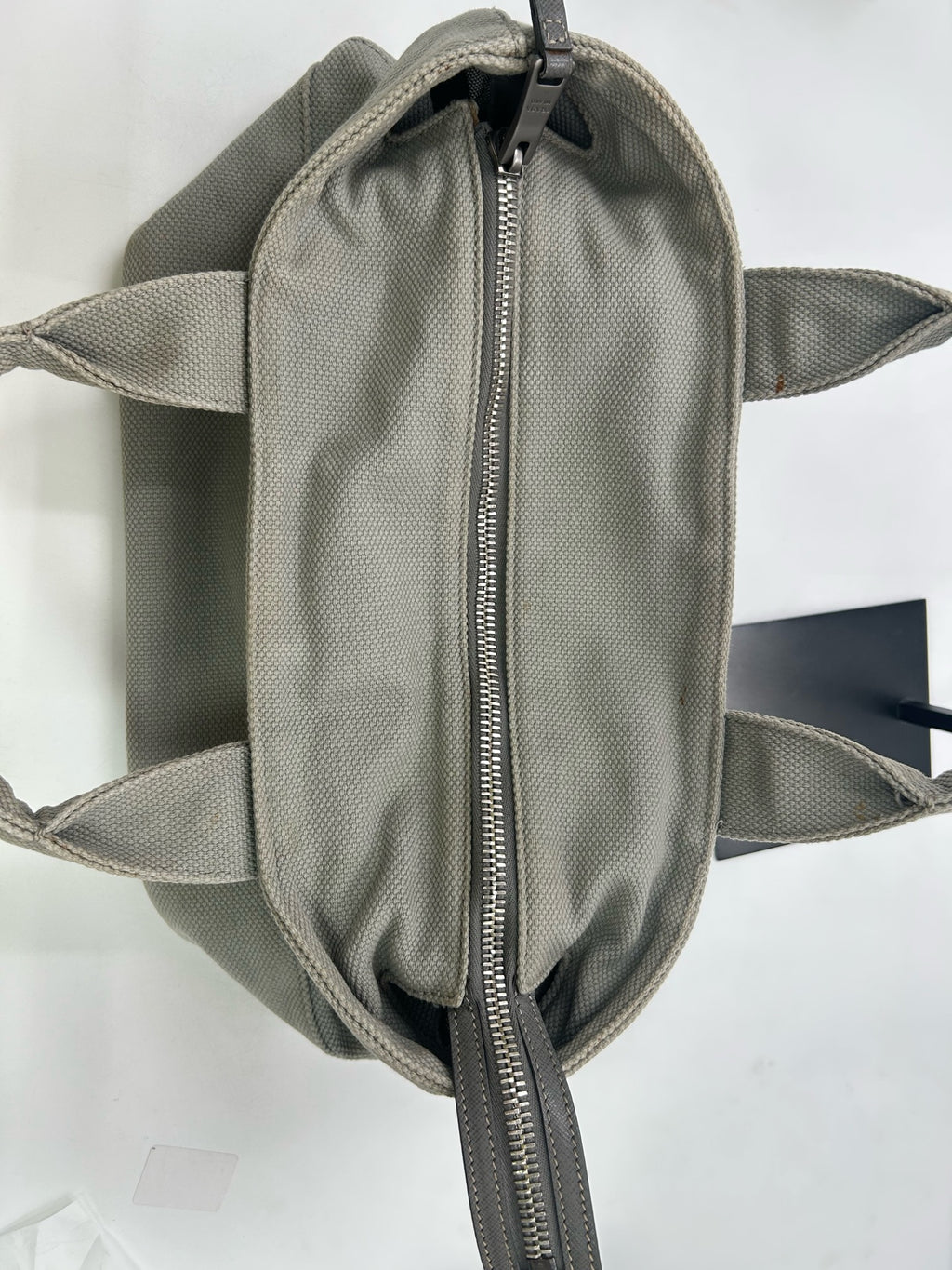Prada Canvas Gray Tote
