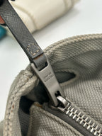 Prada Canvas Gray Tote